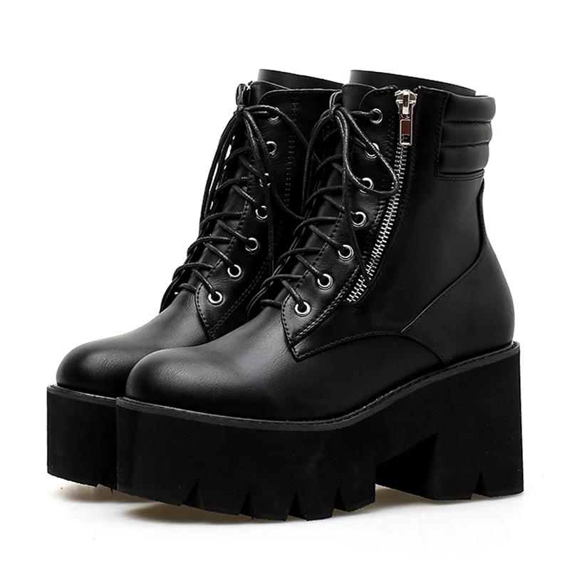 Bottes Courtes à Talons Bloc pour Femmes - Emilia Lane