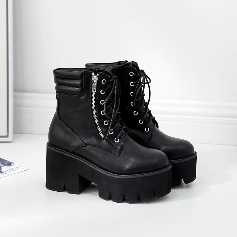 Bottes Courtes à Talons Bloc pour Femmes - Emilia Lane
