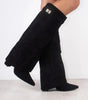 Bottes Hautes Élégantes avec Talon Bloc pour Femmes - Emilia Lane