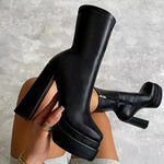 Bottines à Talon Haut et Plateforme pour Femme | Idéales pour le Quotidien - Emilia Lane