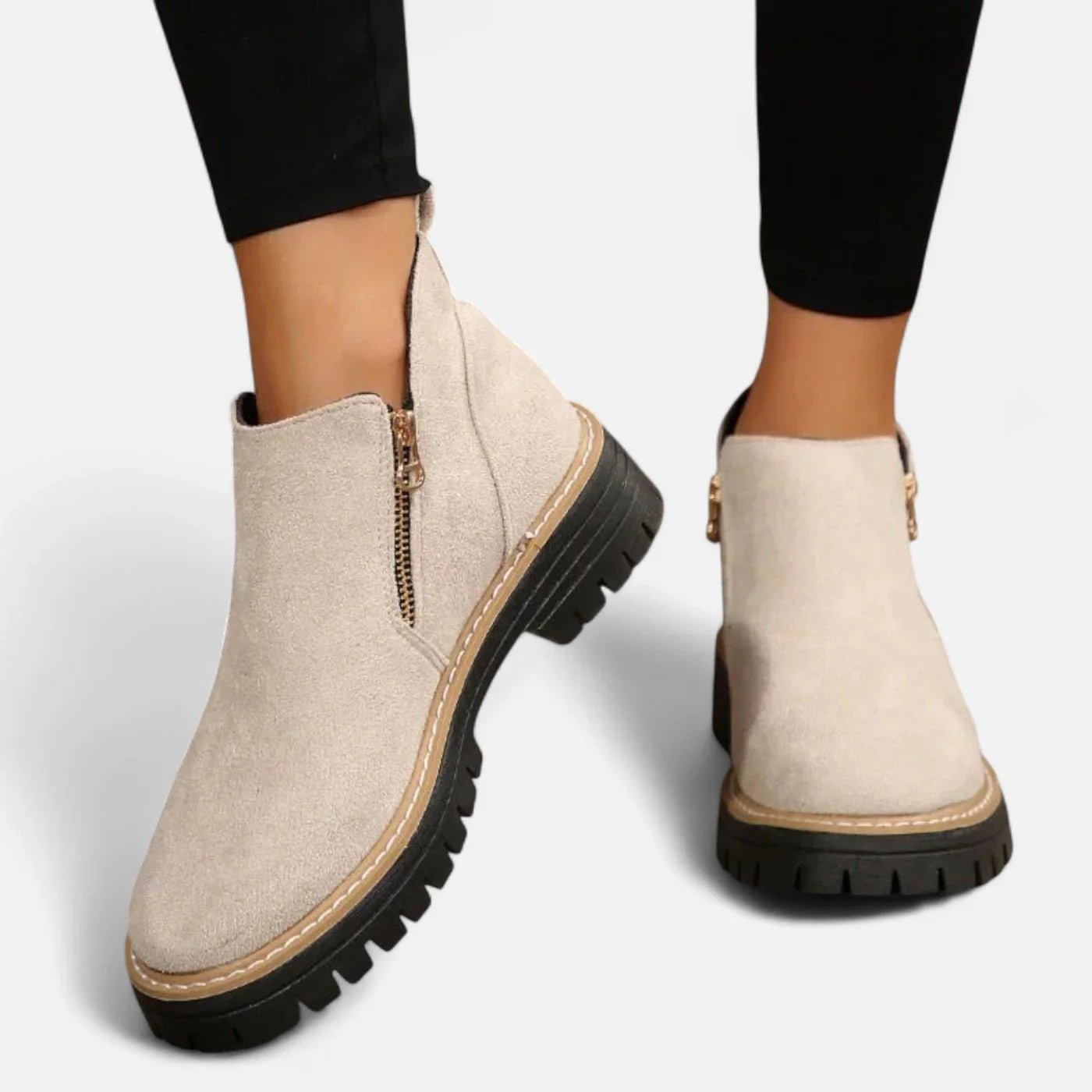 Bottines courtes à semelle crantée pour femmes - Emilia Lane