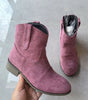 Suede Heel Bootie for Women