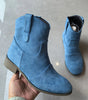 Bottines femme effet daim style western - Emilia Lane