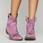 Suede Heel Bootie for Women