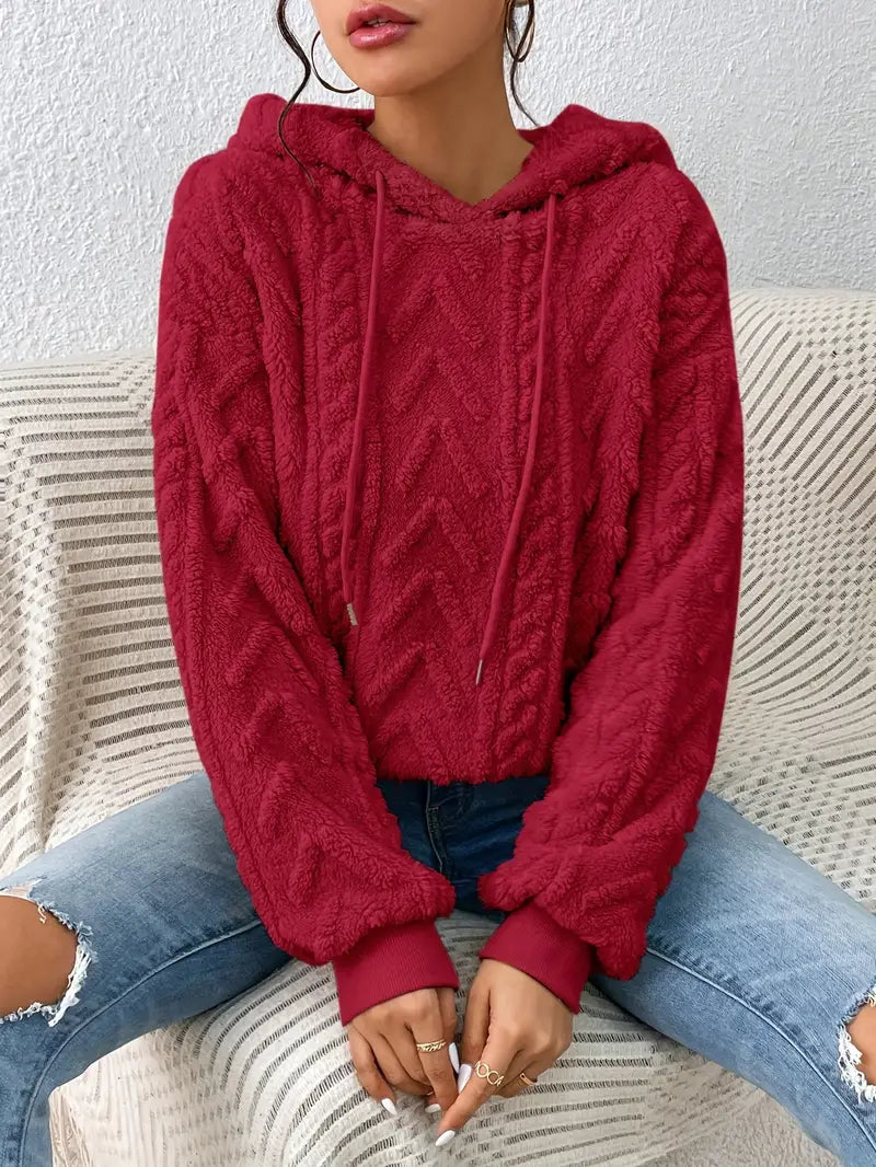 Oversized Fleece Hoodie for Women