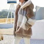 Oversized Fleece Hoodie Jacket for Women