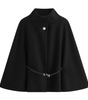 Cape Manteau Ceinturé à Manches Chauve - Souris pour Femmes - Emilia Lane