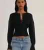 Cardigan boutonné ajusté pour femme - Emilia Lane
