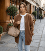Cardigan en Maille avec Boutons pour Femmes - Emilia Lane