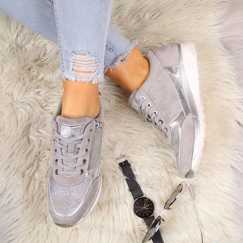 Chaussures à Enfiler Confortables en Cuir pour Femmes - Emilia Lane