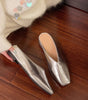 Chaussures plates en cuir vegan pour femmes - Emilia Lane