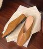 Chaussures plates en cuir vegan pour femmes - Emilia Lane
