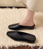 Chaussures plates en cuir vegan pour femmes - Emilia Lane