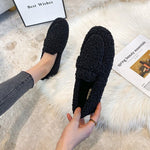 Plush-Lined Comfort Moccasins for Women