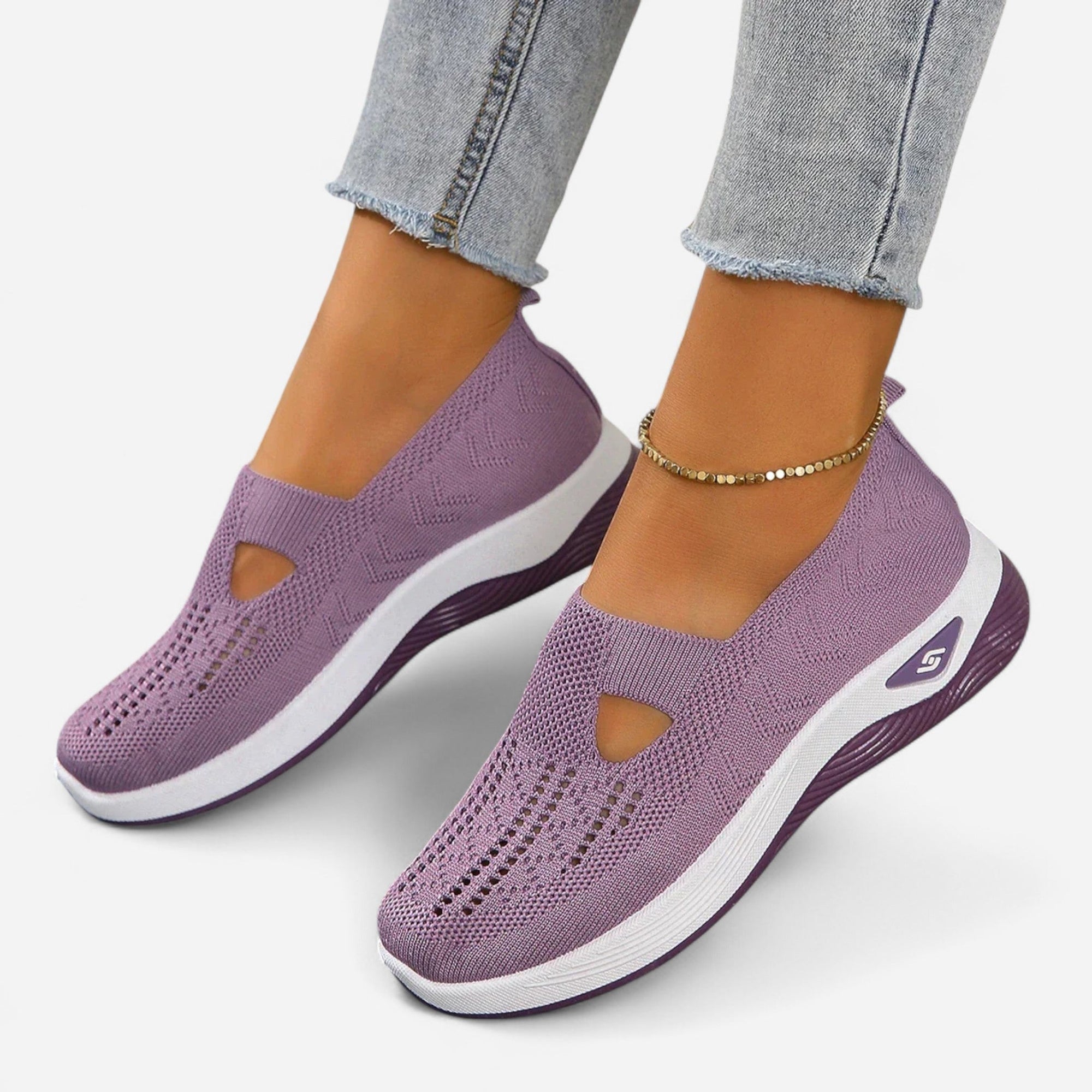 Chaussures Slip - On en Mesh pour Femmes - Emilia Lane