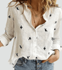 Chemise en Lin Décontractée à Manches Longues pour Femmes - Emilia Lane