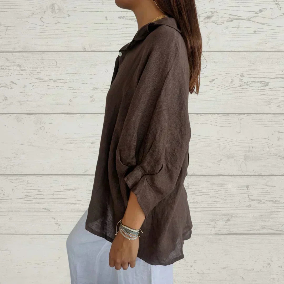 Chemise en Lin et Coton pour Femme - Emilia Lane