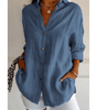Chemise Longue à Col Revers pour Femme - Emilia Lane