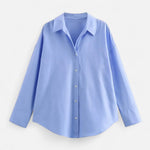 Chemise Oxford Femme à Manches Longues - Emilia Lane