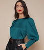 Chemise Satin à Manches Longues pour Femme - Emilia Lane