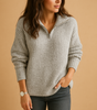 Half-Zip Sweater for Women