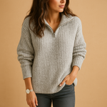 Half-Zip Sweater for Women