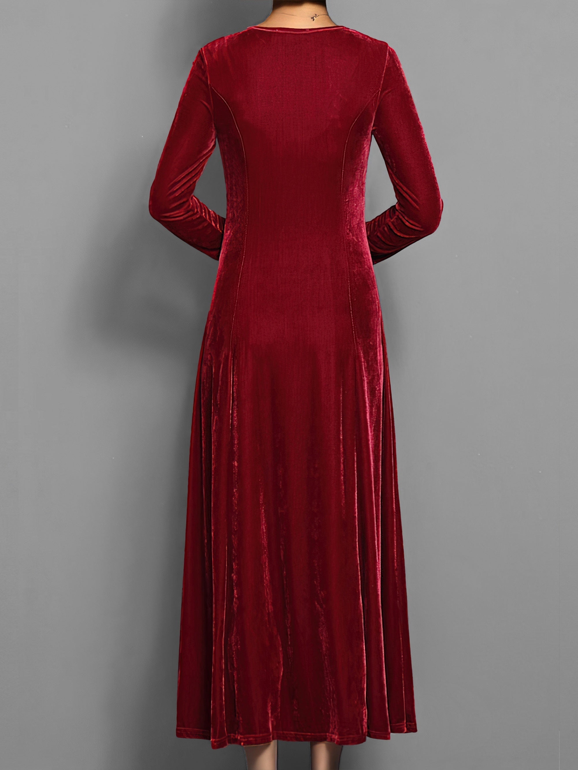 Long Velvet Dress for Women