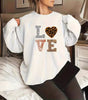 Leopard print sweatshirt for women