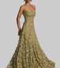 Draped Long Floral Pattern Dress with Straps for Women | Perfect for Outings