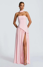 Asymmetrical Long Strapless Dress for Women | Perfect for Going Out