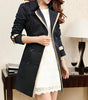 Elegant Double-Breasted Trench Coat for Women