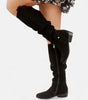 Low-heeled ankle boots for women