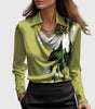 Long Sleeve Satin Blouse for Women