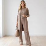 Ensemble 3 Pièces avec Veste Longue pour Femmes - Emilia Lane