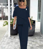 Elegant Two-Piece Set with Flutter Sleeves for Women | Ideal for Spring