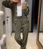 Ensemble Pantalon et Cardigan en Laine pour Femmes - Emilia Lane