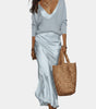 Ensemble Pull et Robe en Satin pour Femme | Idéal pour le Quotidien - Emilia Lane