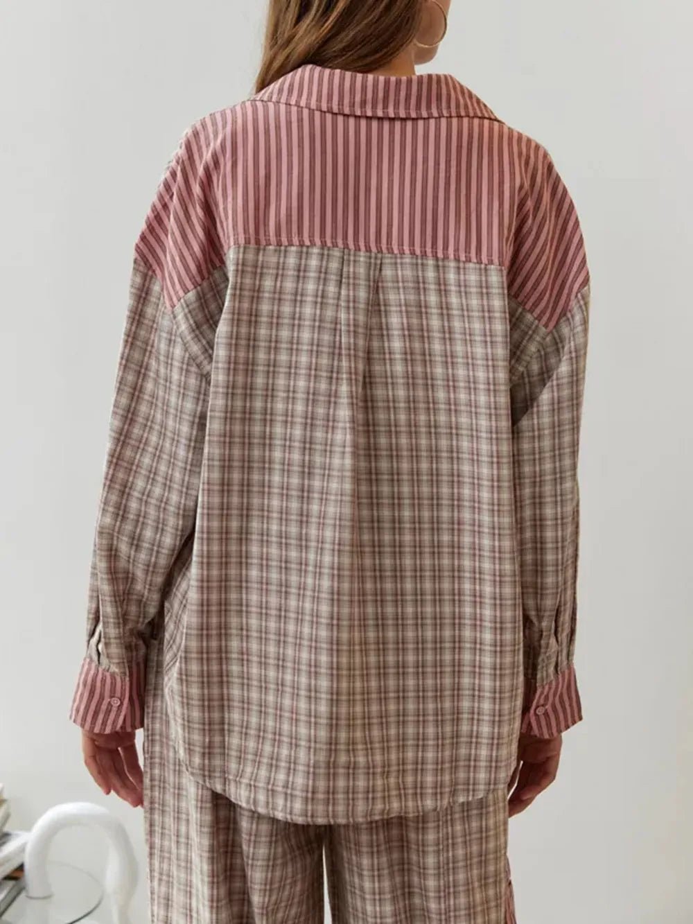 Ensemble Pyjama Pantalon Long en Polyester pour Femme - Emilia Lane