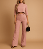 Ensemble Top et Pantalon Tailleur pour Femmes - Emilia Lane