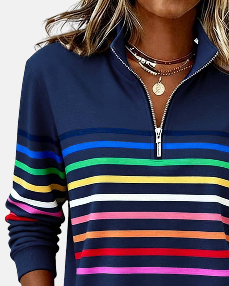 Striped sweater for women