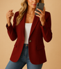 Classic Fitted Blazer for Women