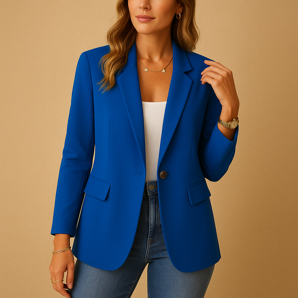 Classic Fitted Blazer for Women