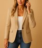 Classic Fitted Blazer for Women