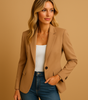 Classic Fitted Blazer for Women