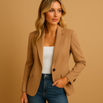 Classic Fitted Blazer for Women