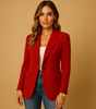 Classic Fitted Blazer for Women