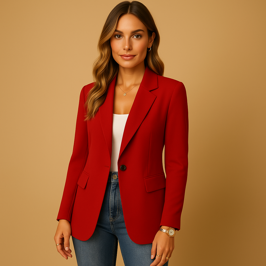 Classic Fitted Blazer for Women