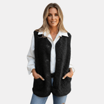 Gilet en polaire teddy pour femmes - Emilia Lane