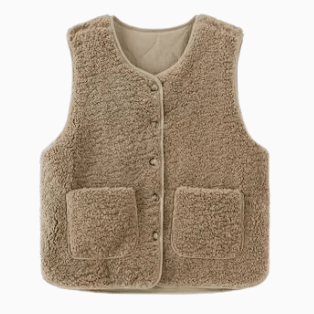 Quilted and Warm Sleeveless Vest for Women