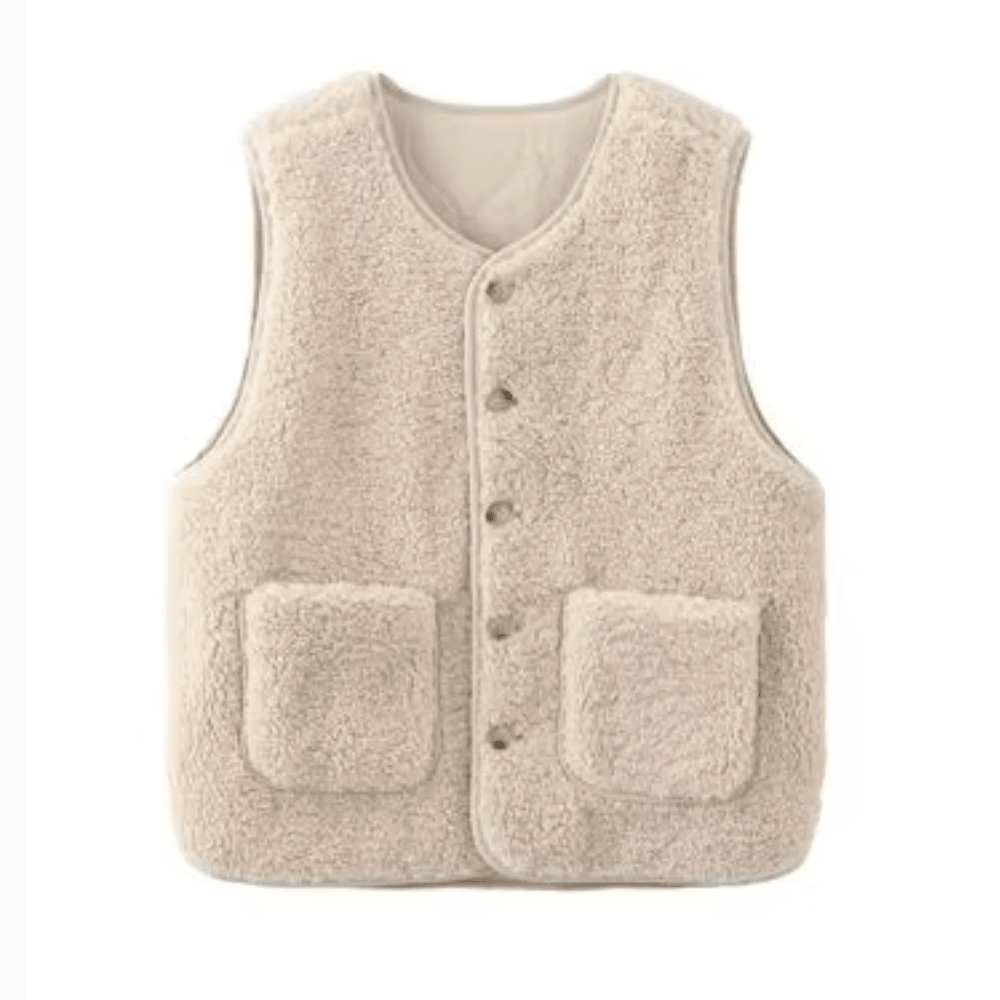 Quilted and Warm Sleeveless Vest for Women